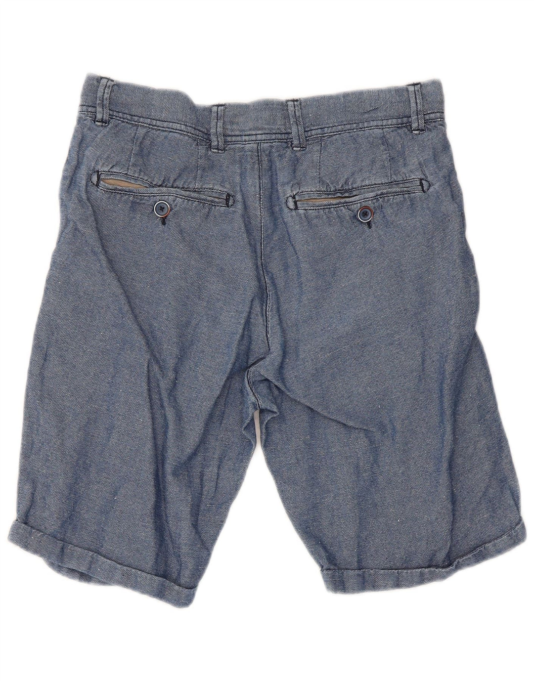 Refrigiwear Regular Chino-Shorts für Damen, W30, mittelblaue Baumwolle