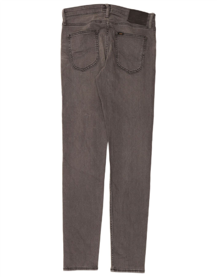 Lee Herren Malone Skinny Jeans W29 L32 Graue Baumwolle