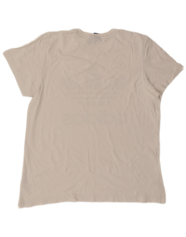 Adidas Herren Grafik T-Shirt Top XL Weiß Baumwolle