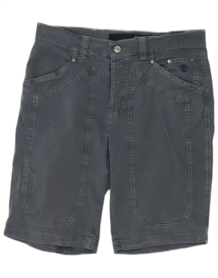 Jeckerson Herren Freizeitshorts W32 mittelgraue Baumwolle
