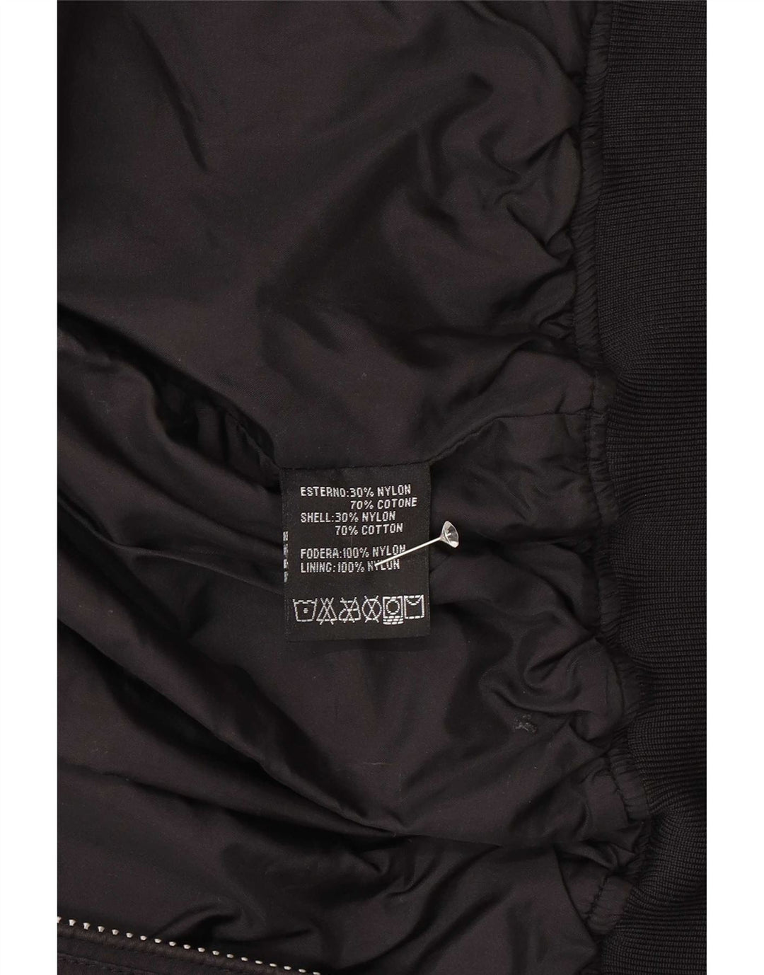 Refrigue Bomberjacke für Jungen, 13–14 Jahre, schwarzes Nylon