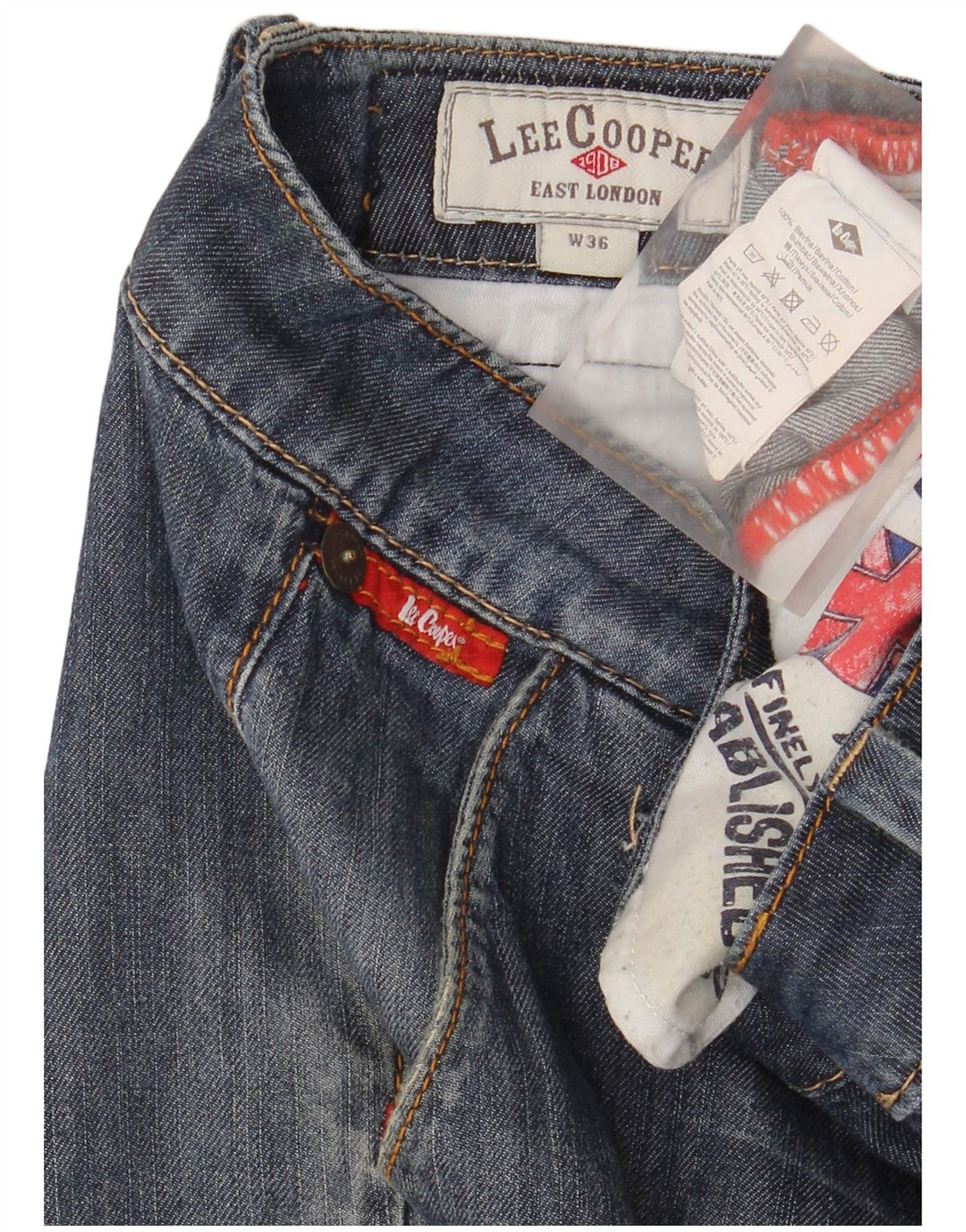 LEE Herren-Jeansshorts W36, große blaue Baumwolle
