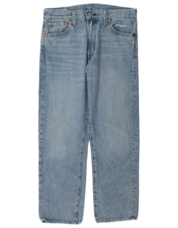 Levi's Herren 551 Straight Jeans W30 L27 Blaue Baumwolle