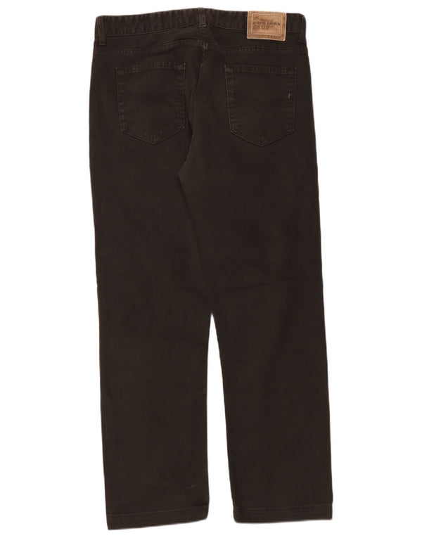 Pierre Cardin Herren Straight Jeans IT 46 Small W34 L30 Braune Baumwolle