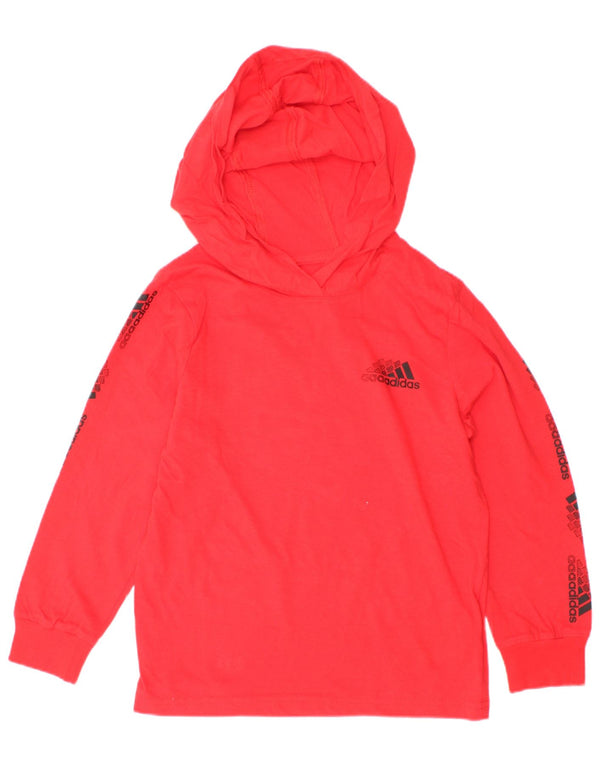Adidas Jungen Graphic Hoodie Pullover 3–4 Jahre rote Baumwolle