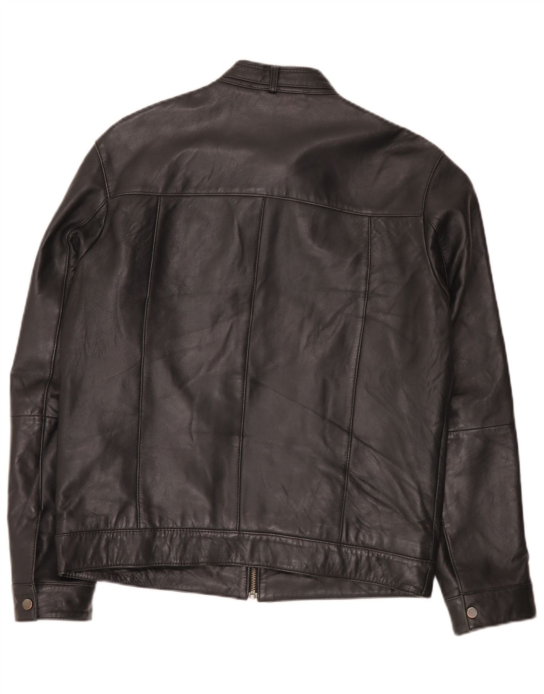 Bata Herren Lederjacke UK 42 XL Schwarz