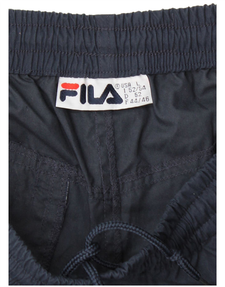 Fila Herren Capri-Trainingshose, groß, marineblaues Polyester