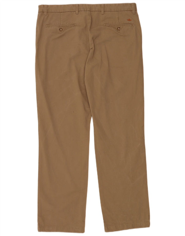 DOCKERS Gerade Chinohose für Herren, W38, L34, beige Baumwolle