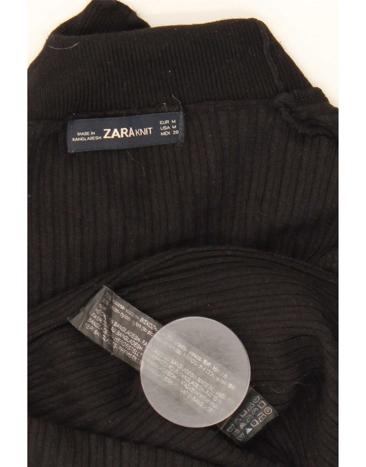 Zara Damen-Pullover mit Rollkragen, Gr. 12, mittelschwarz, Viskose