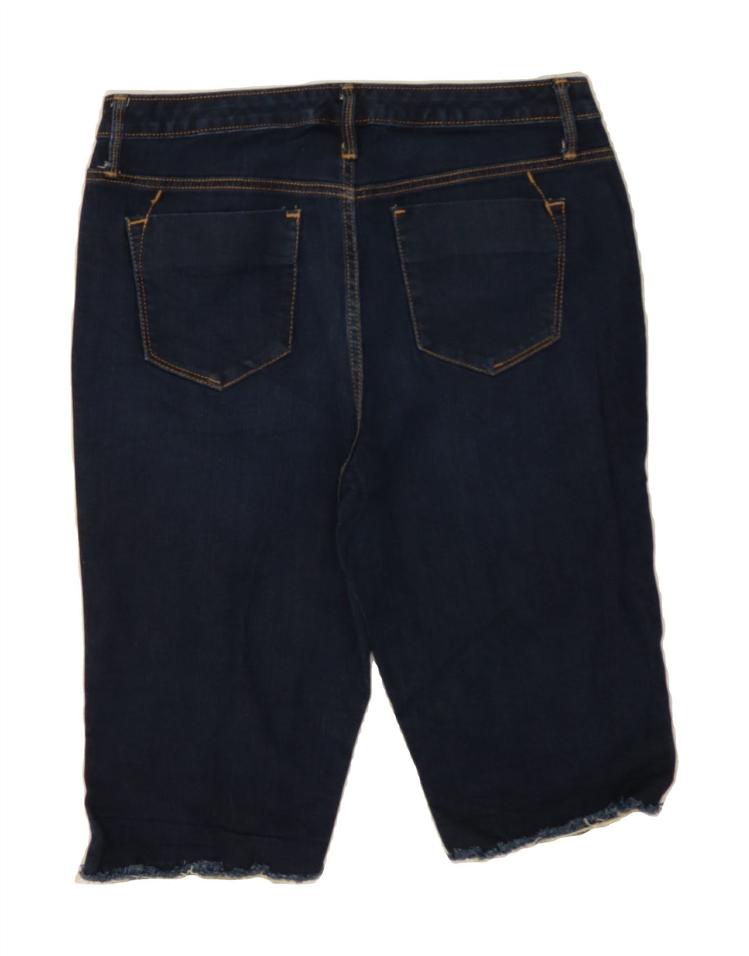 MOSSIMO Womens Curvy Denim Shorts US 10 Large W32 Navy Blue Cotton Vintage Mossimo and Second-Hand Mossimo from Messina Hembry 
