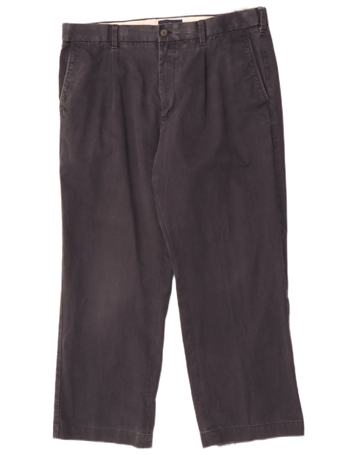 Marks & Spencer Herren Blue Harbour Gerade Chinohose W36 L29 Marineblau