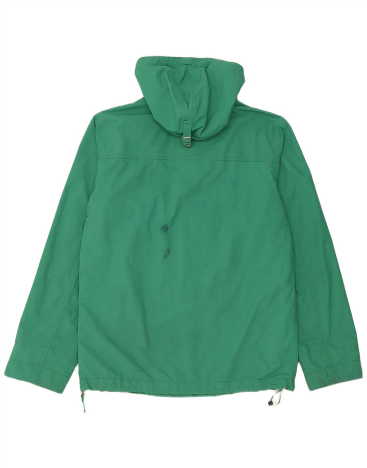 Napapijri Damen Graphic Anorak Jacke UK 14 Mittelgrünes Polyamid
