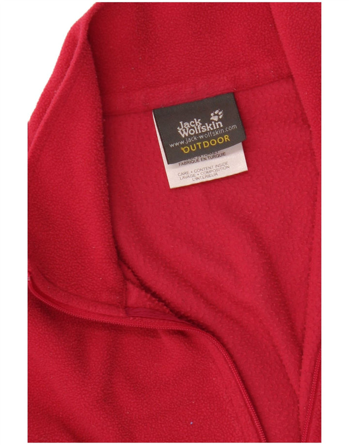 Jack Wolfskin Damen-Fleecepullover mit Reißverschluss, UK 12/14, Mittelrosa, Polyester