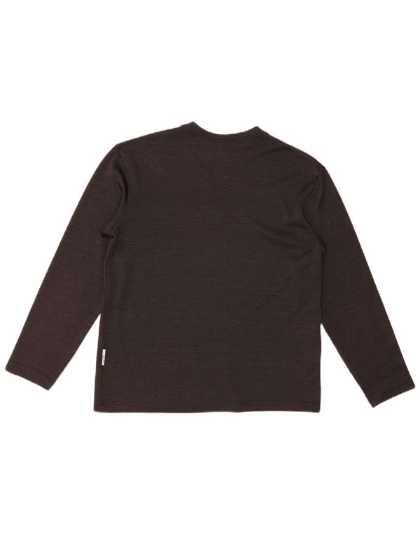 Gianfranco Ferre Damen Top Langarm UK 18 XL Schwarz
