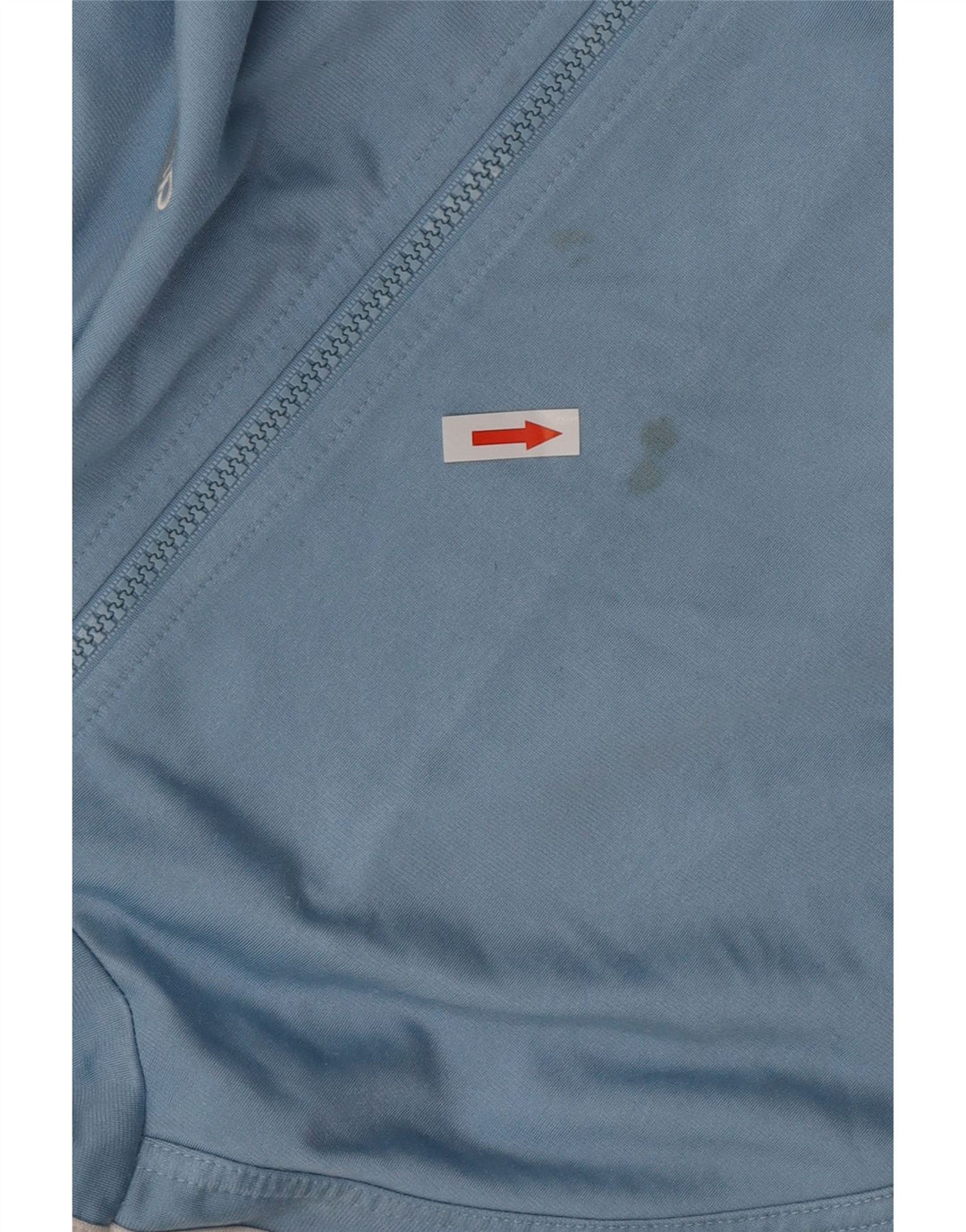 ADIDAS Herren-Trainingsanzug mit lockerer Passform, Top-Jacke, UK 40/42, mittelblaues Polyester