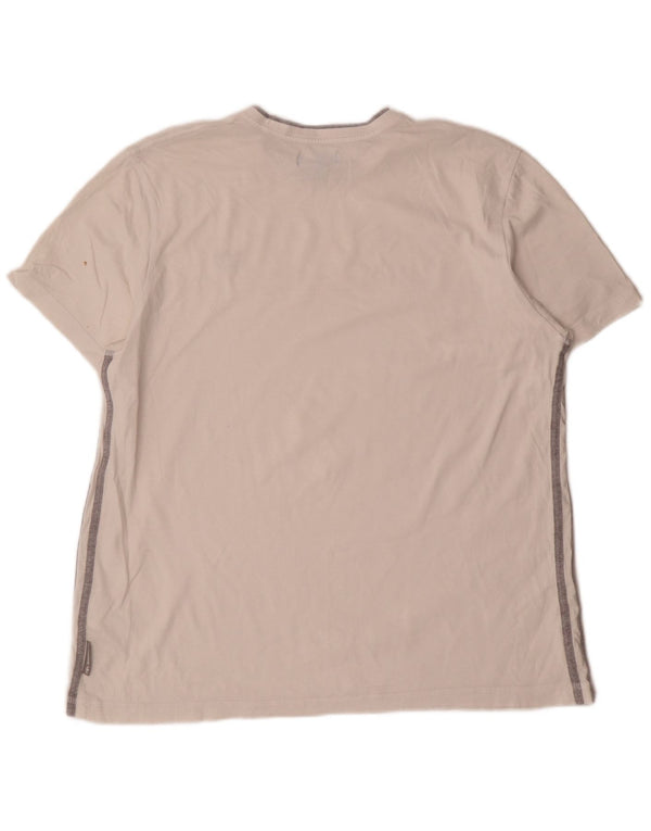 Adidas Herren T-Shirt Top XL Weiß Baumwolle