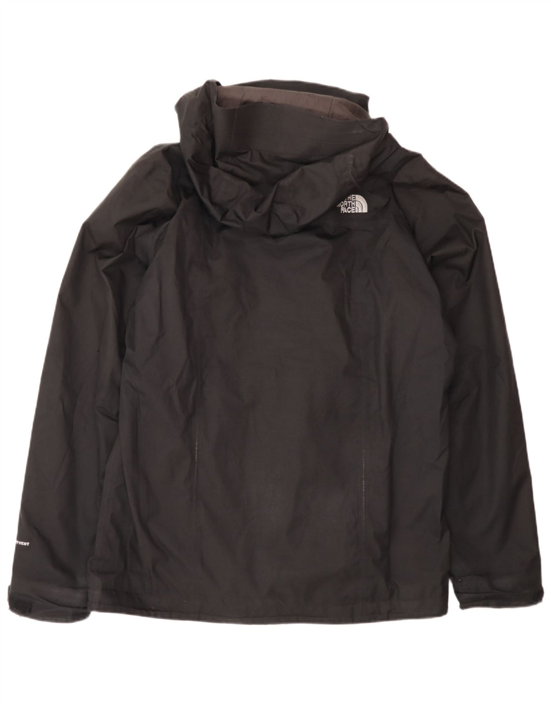 The North Face Herren-Windbreakerjacke mit Kapuze, UK 38, Mittelschwarz, Polyester