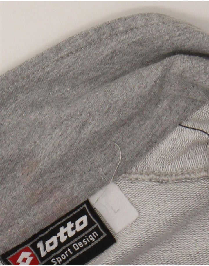 LOTTO Herren-Trainingsanzug-Topjacke, große graue Baumwolle