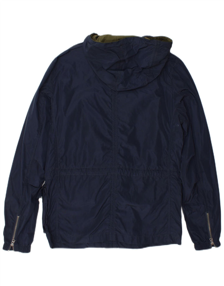 Wrangler Herren-Utility-Jacke mit Kapuze, UK 36, Größe S, Marineblau, Polyester
