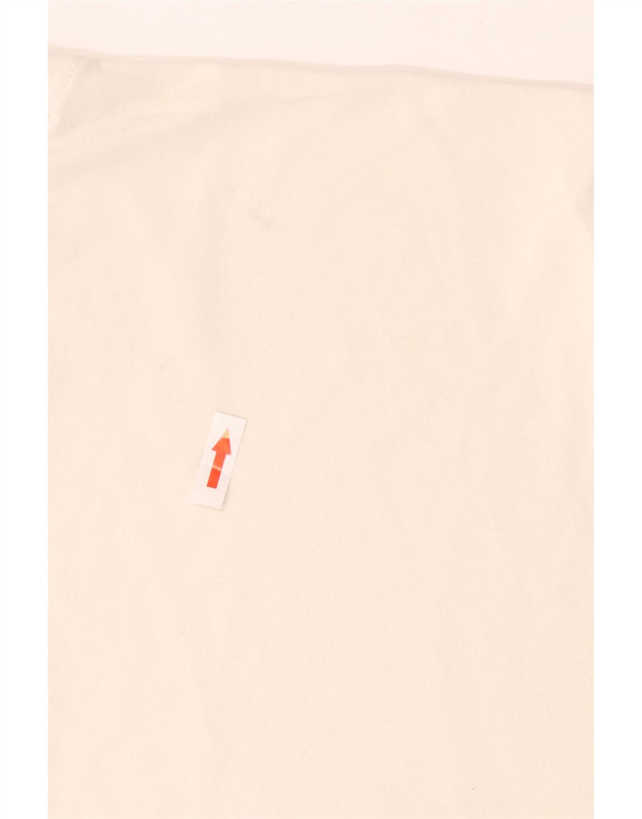 Calvin Klein Herren T-Shirt Top Large Weiß Baumwolle