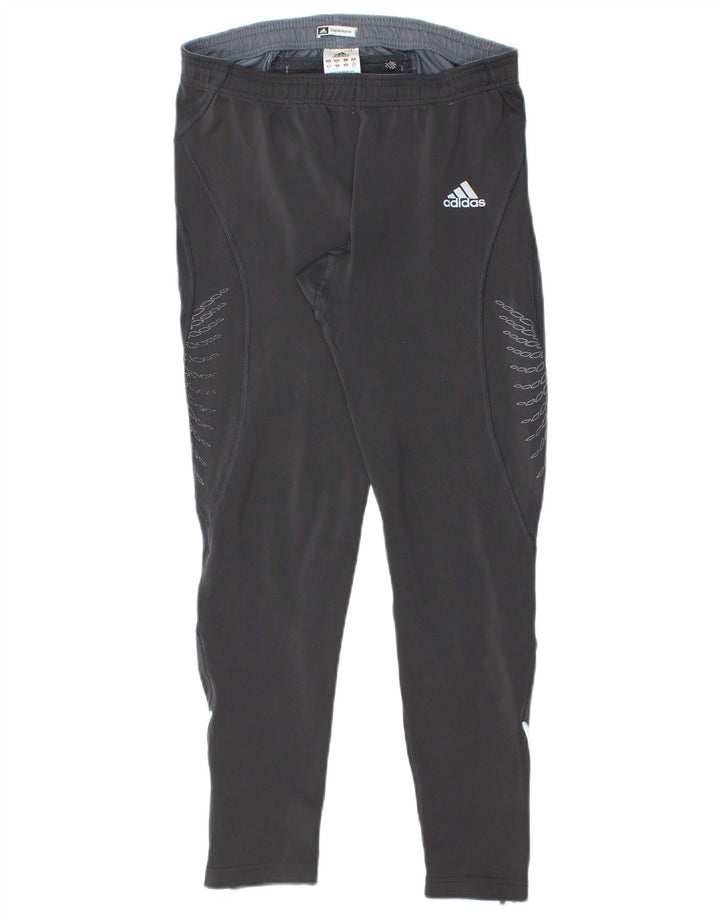ADIDAS Damen Supernova Leggings UK 14 Medium Schwarz Polyester