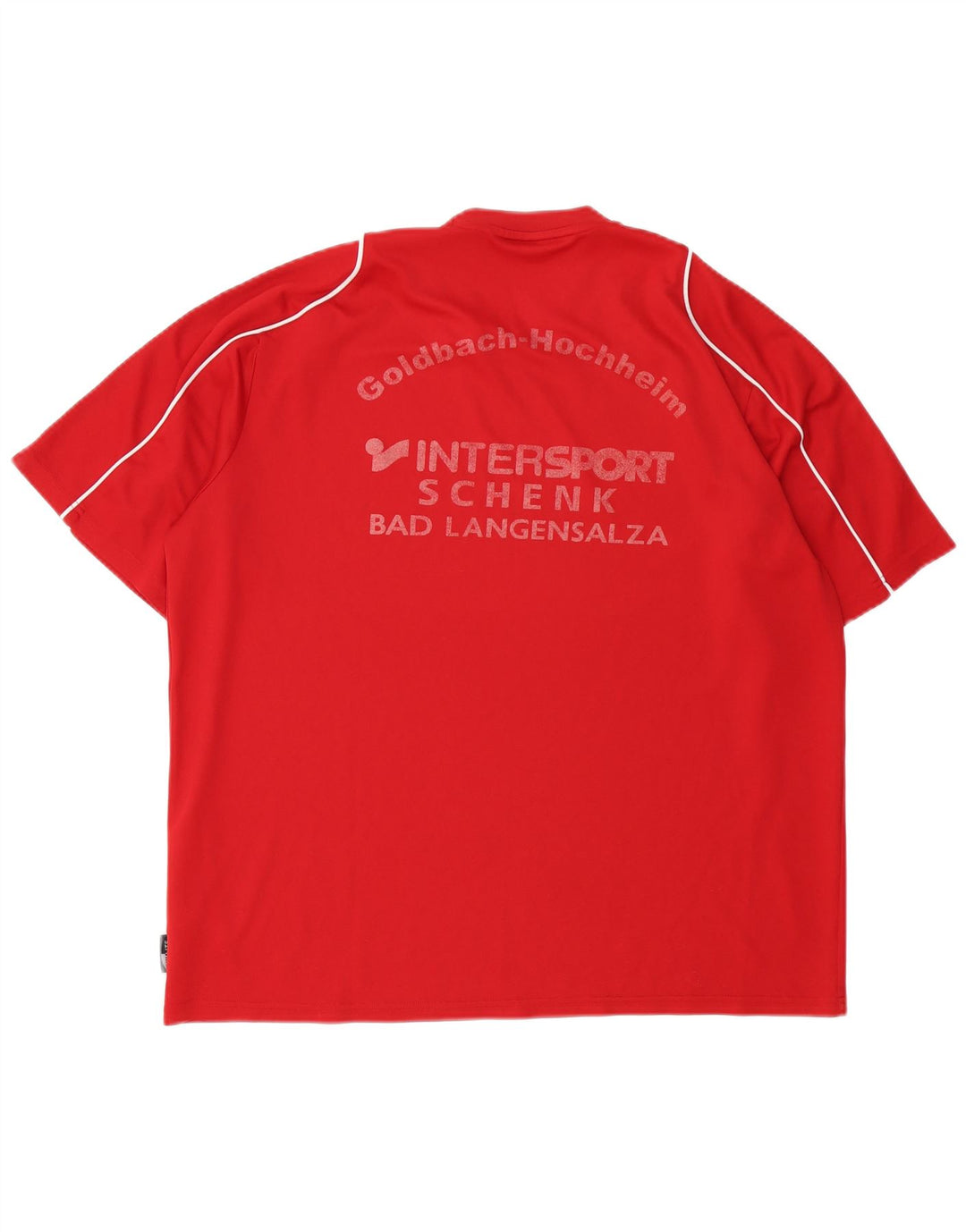 Adidas Herren Climalite Graphic T-Shirt Top XL Rot Polyester