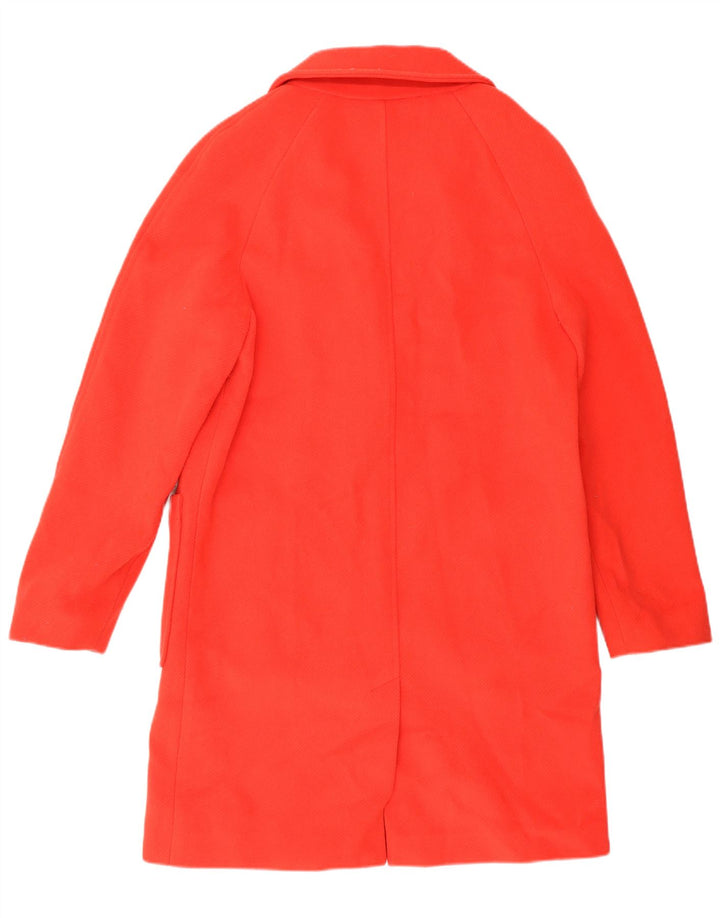 Marks & Spencer Damen Übergroßer Mantel UK 10 Small Rot Polyester