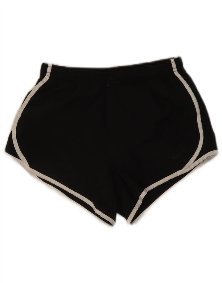 Nike Damen Dri Fit Sport Shorts UK 12 Medium Schwarz Polyester