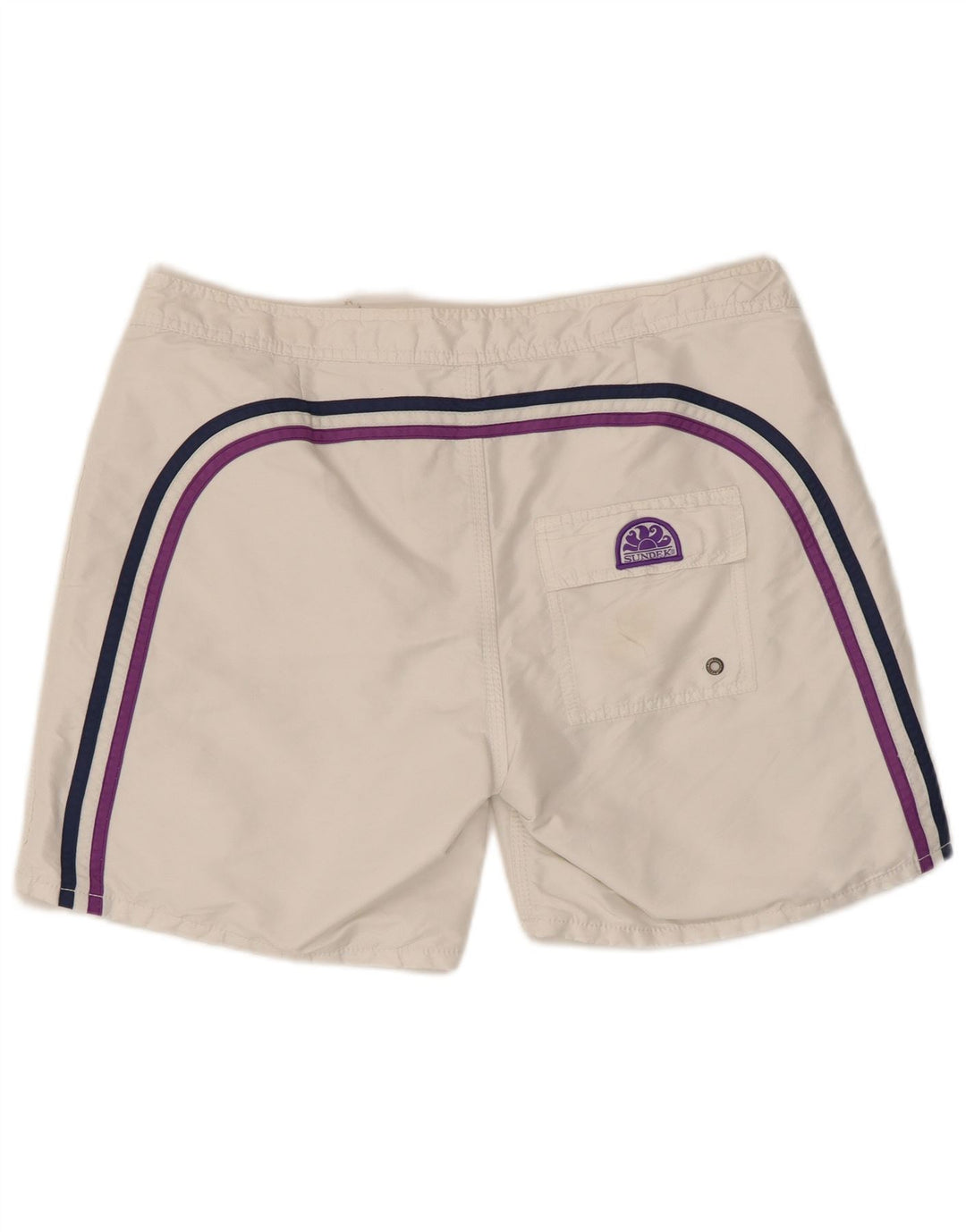 Sundek Herren-Badeshorts, groß, aus weißem Polyester