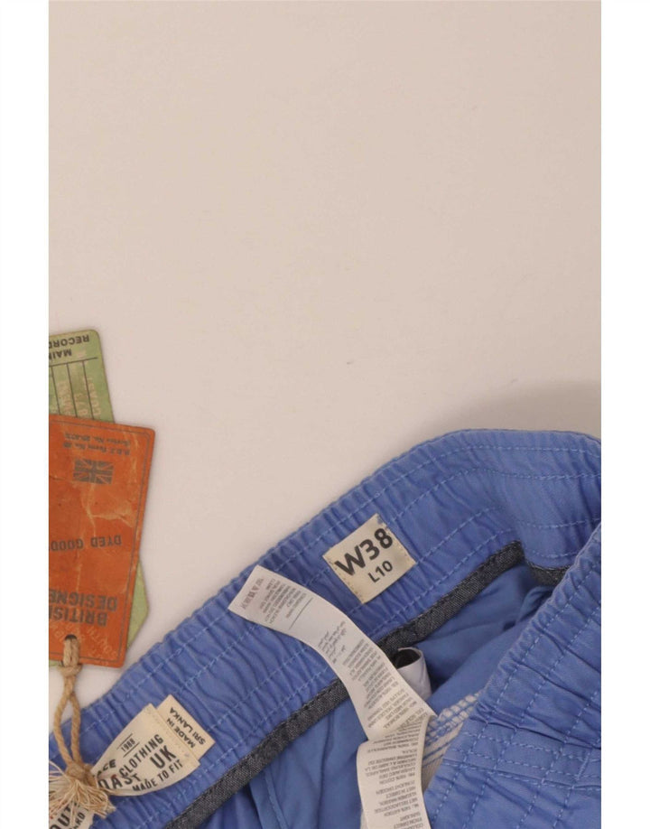 Fat Face Herren Chinoshorts W38 XL Blaue Baumwolle