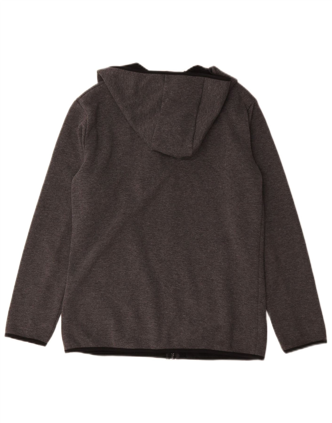 Ellesse Herren-Kapuzenpullover mit Reißverschluss, klein, grau, Polyester