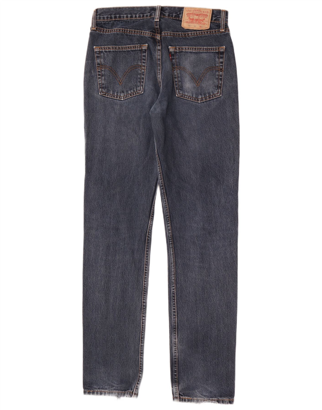Levi's Herren 751 Straight Jeans W31 L34 Blaue Baumwolle