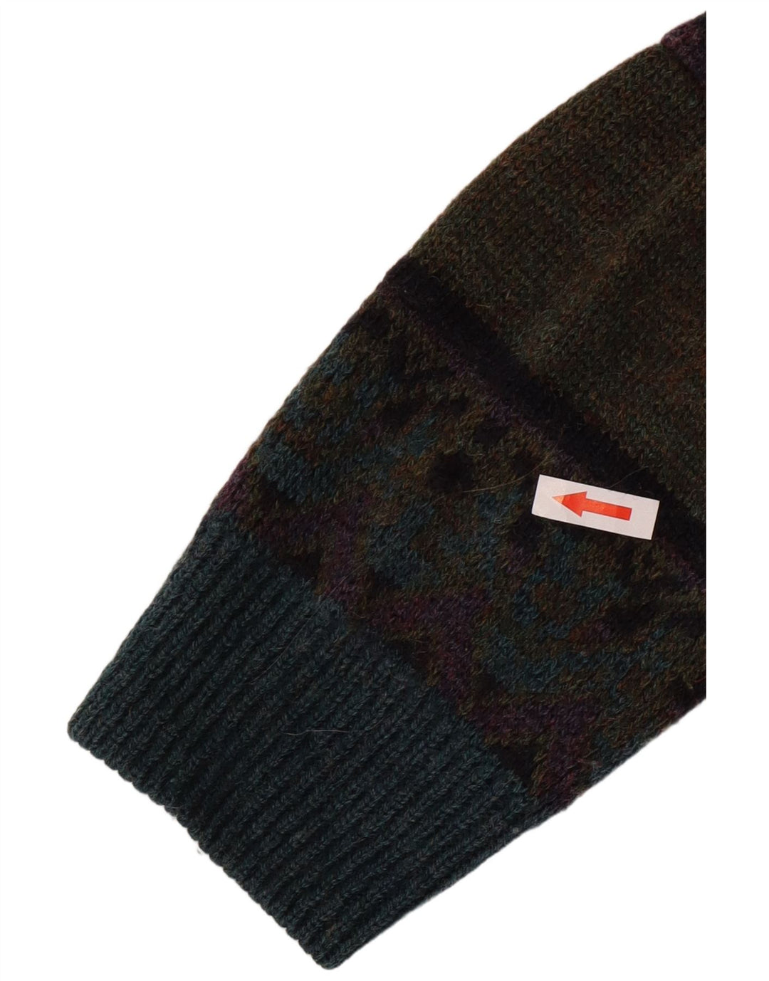 St. Bernard Herren-Pullover mit Rundhalsausschnitt, EU 38/40, Mittelgrün, Retro
