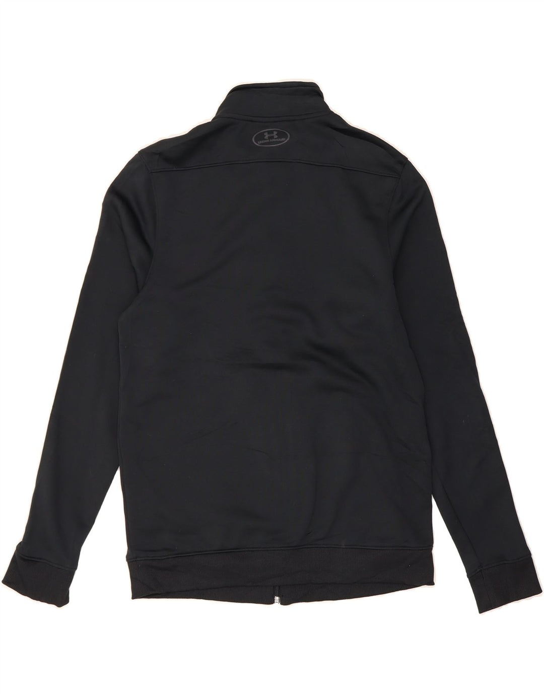 UNDER ARMOUR Mens Tracksuit Top Jacket Small Black Polyester Vintage Under Armour and Second-Hand Under Armour from Messina Hembry 