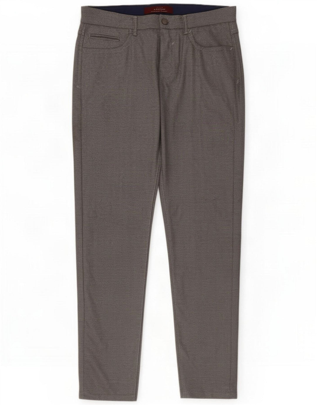Zara Herren Slim Freizeithose EU 40 Mittel W31 L30 Grau Polyester