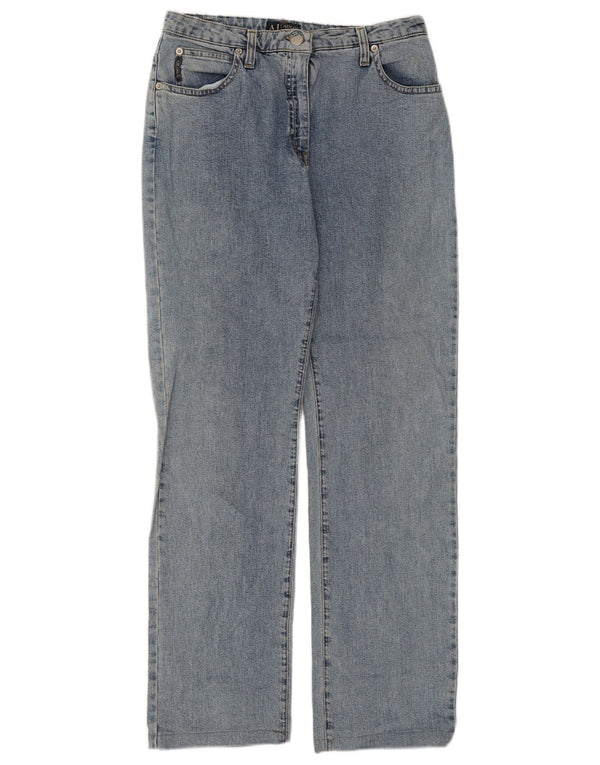 Armani Damen Comfort Fit Straight Jeans W29 L28 Blau