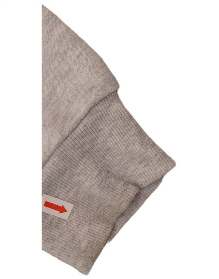 Topshop Womens Tall Übergroßer Kapuzenpullover UK 10 Small Grau Polyester