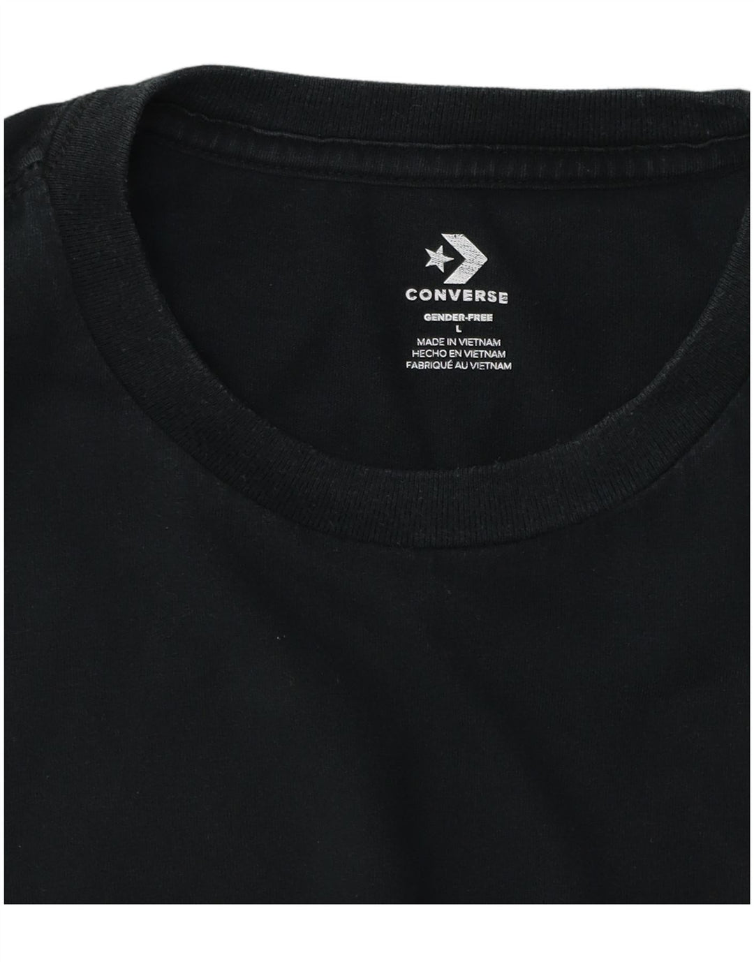 Converse Herren T-Shirt Top Large Schwarz