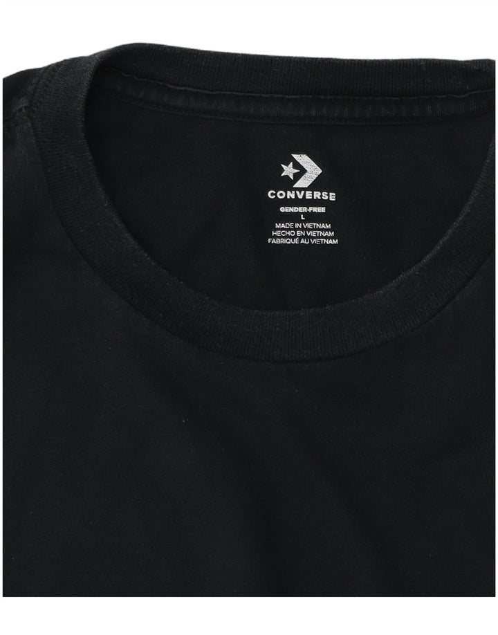 Converse Herren T-Shirt Top Large Schwarz