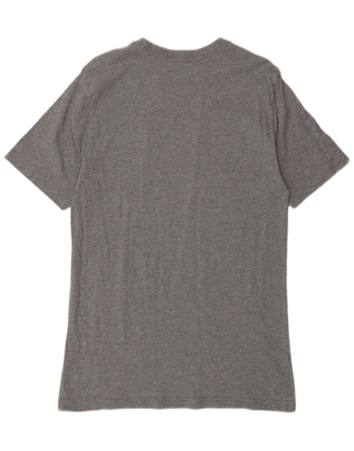 Nike Herren-T-Shirt mit Standard-Passform, mittelgrau gesprenkelte Baumwolle