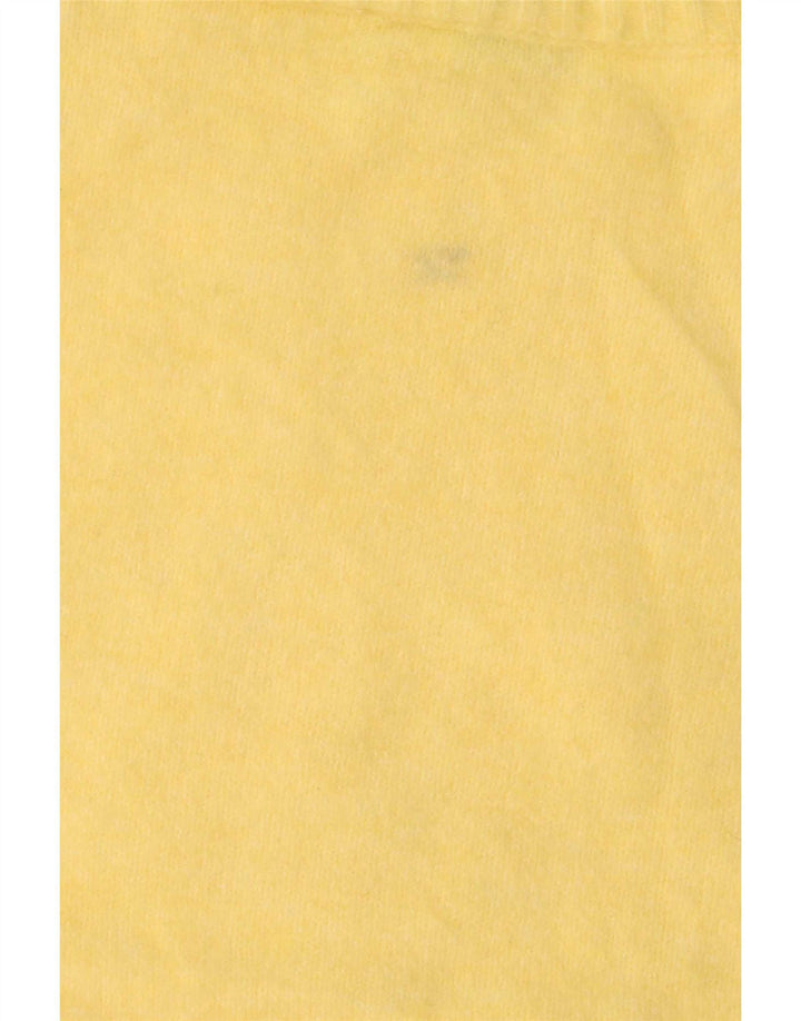 Zara Damen-Pullover, übergroß, mit Rundhalsausschnitt, Gr. 10, Größe S, Gelb