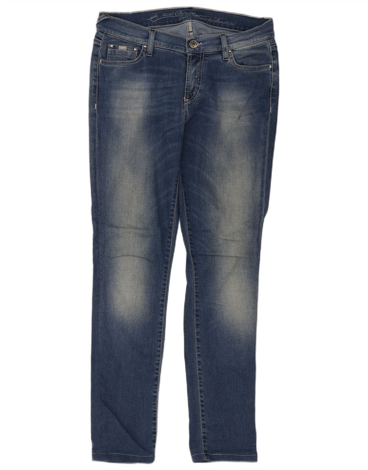 Gas Damen Christy Flare Bootcut Jeans W30 L31 Blau