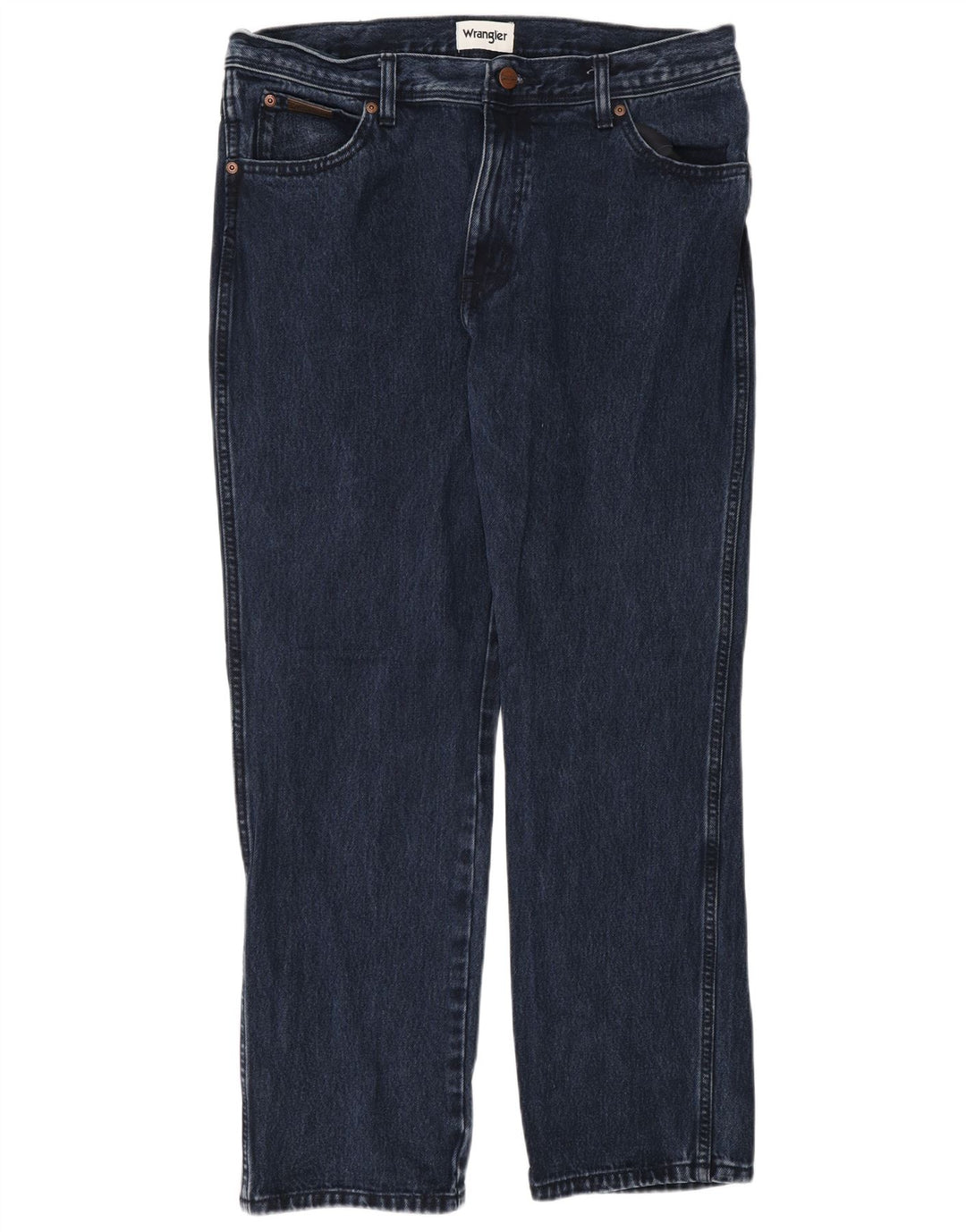 Wrangler Herren Texas Straight Jeans W34 L30 Marineblau