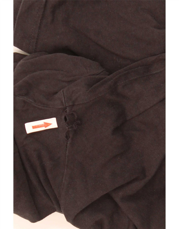 Puma Herren Grafik T-Shirt Top Mittelschwarz Baumwolle