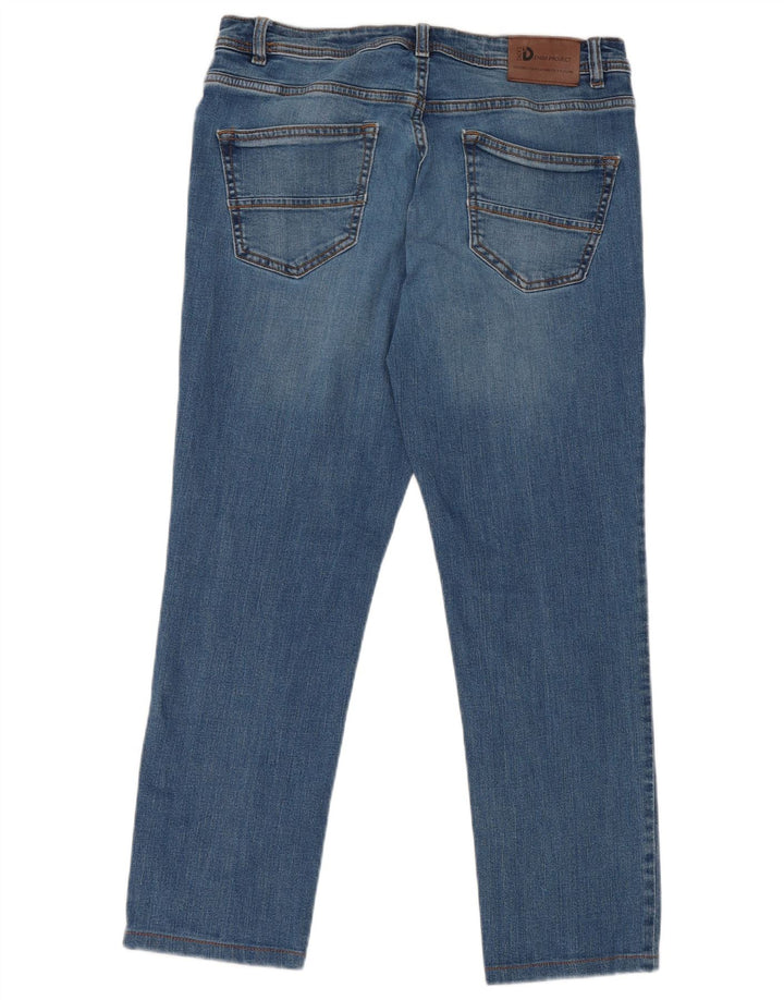 Dack's Herren Slim Jeans IT 48 Medium W32 L27 Blaue Baumwolle