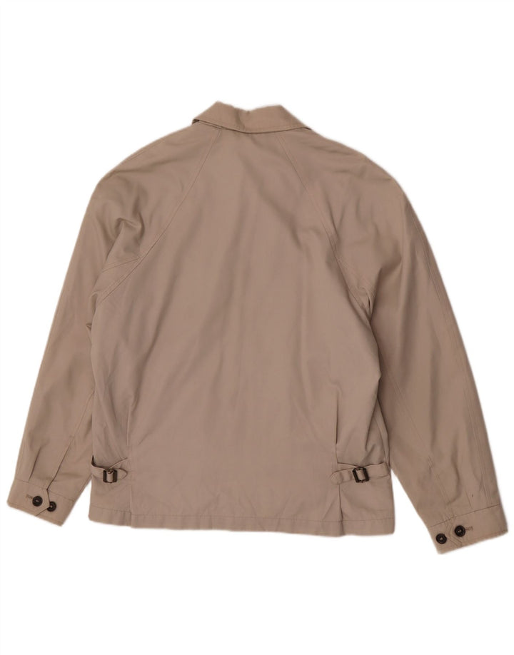 Marks & Spencer Herren Bomberjacke UK 36 Small Beige Polyester