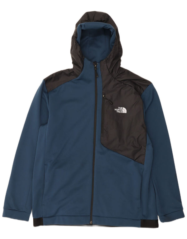The North Face Herren-Kapuzenpullover mit Reißverschluss, XL, Marineblau, Farbblock-Polyester