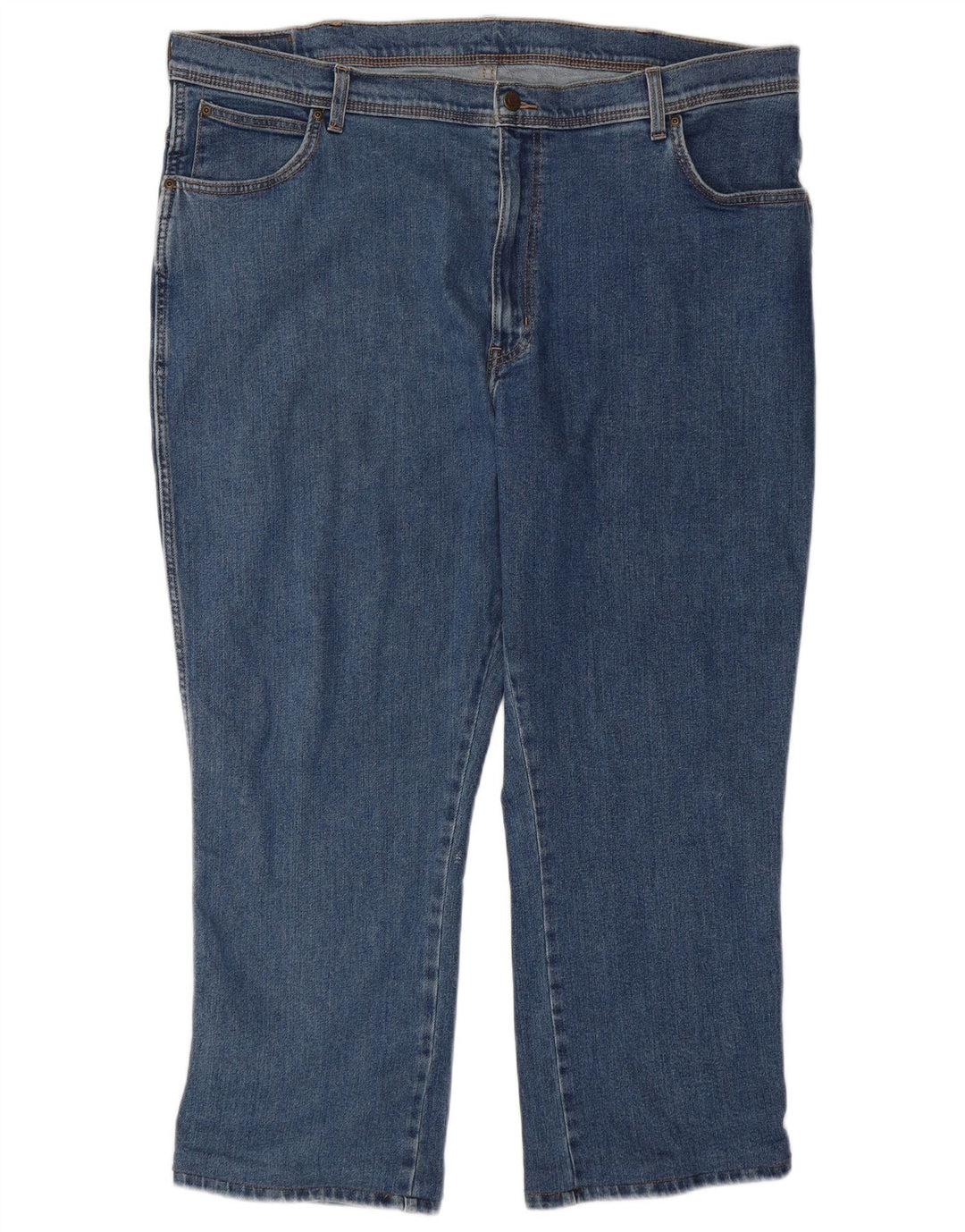 WRANGLER Herren-Jeans mit normaler Passform, verkürzte Passform, W44, L26, Blau, Baumwolle