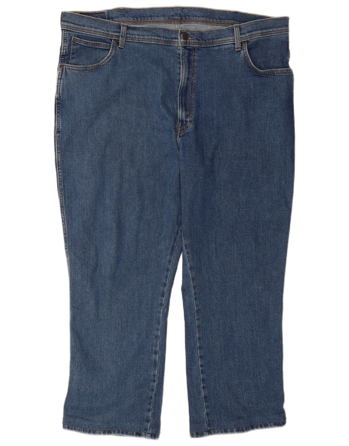 WRANGLER Herren-Jeans mit normaler Passform, verkürzte Passform, W44, L26, Blau, Baumwolle