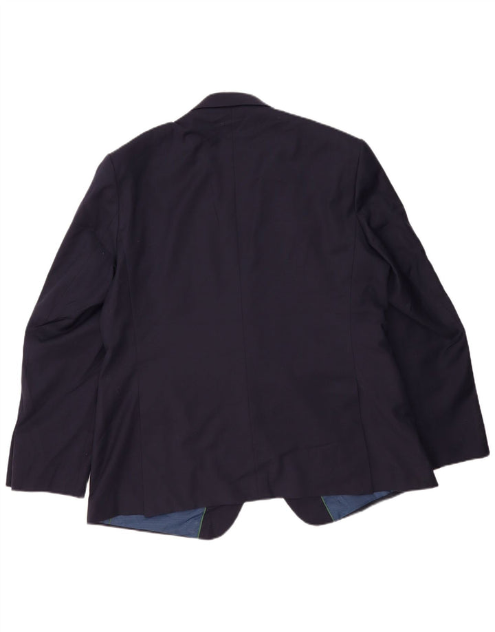 Marks & Spencer Herren-Blazer mit 2 Knöpfen, UK 46 3XL, Marineblau, klassisch
